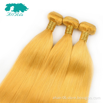 Virgin Yellow Human Hair, Human Hair Yellow Color, Yellow Remy Hair Extension